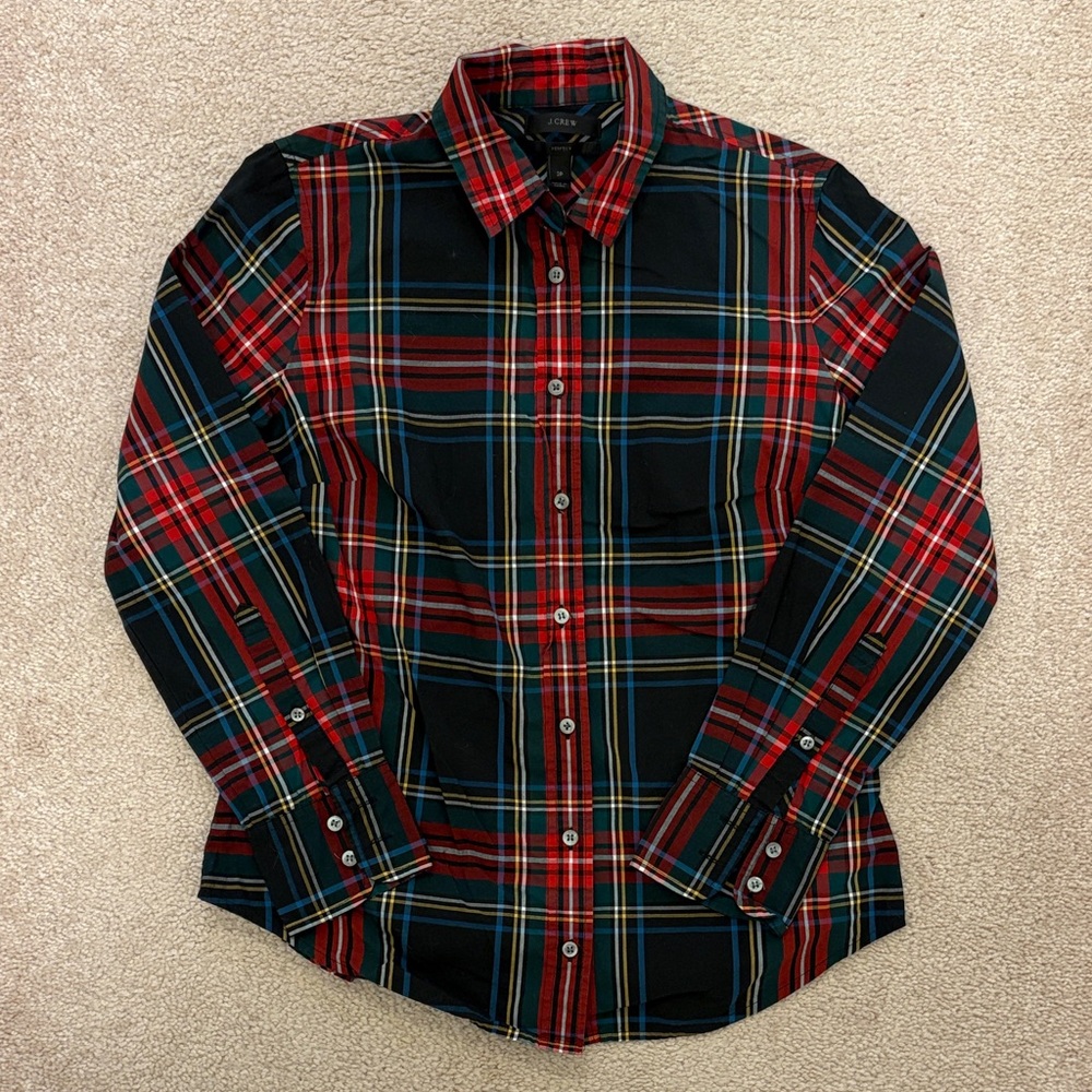 J. Crew Plaid Button Down